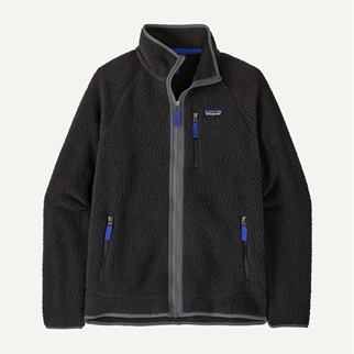 Patagonia Mens Retro Pile Jacket black forge grey front